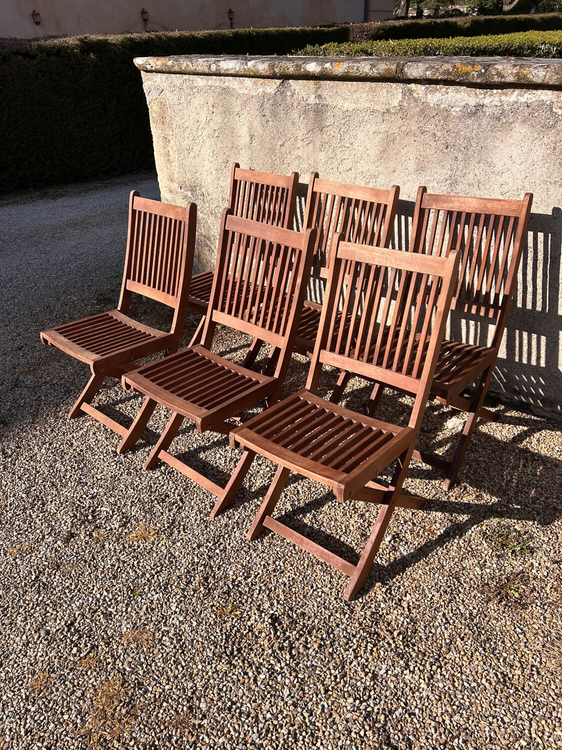 Teak chairs