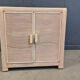 Vintage pencil reed cabinet, 1970s