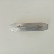 Vintage aluminium furniture handle