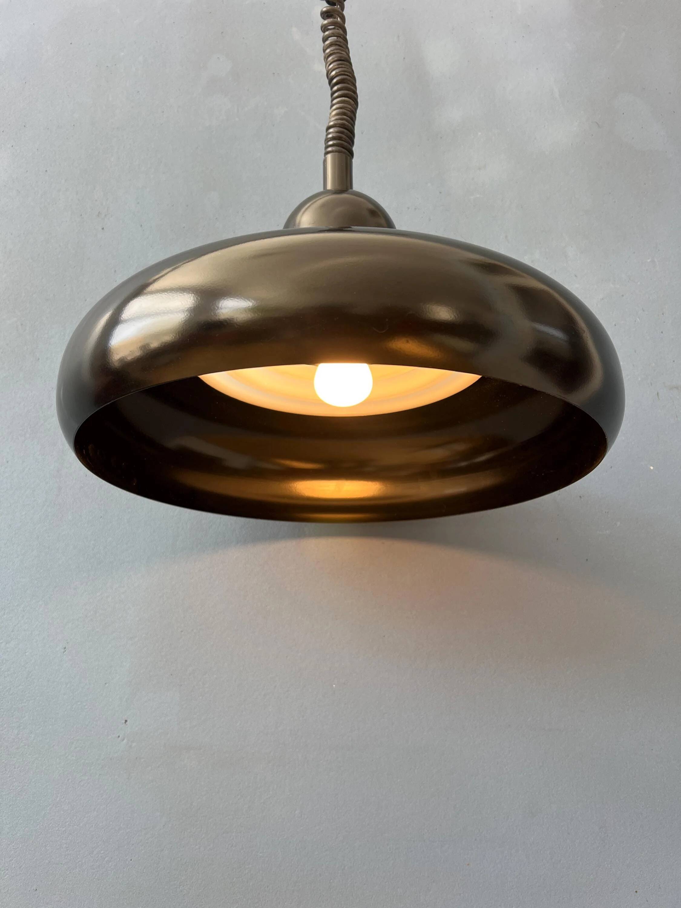 Black vintage suspension UFO Space Age by Knud Christensen