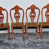 Set of 6 mahogany chairs