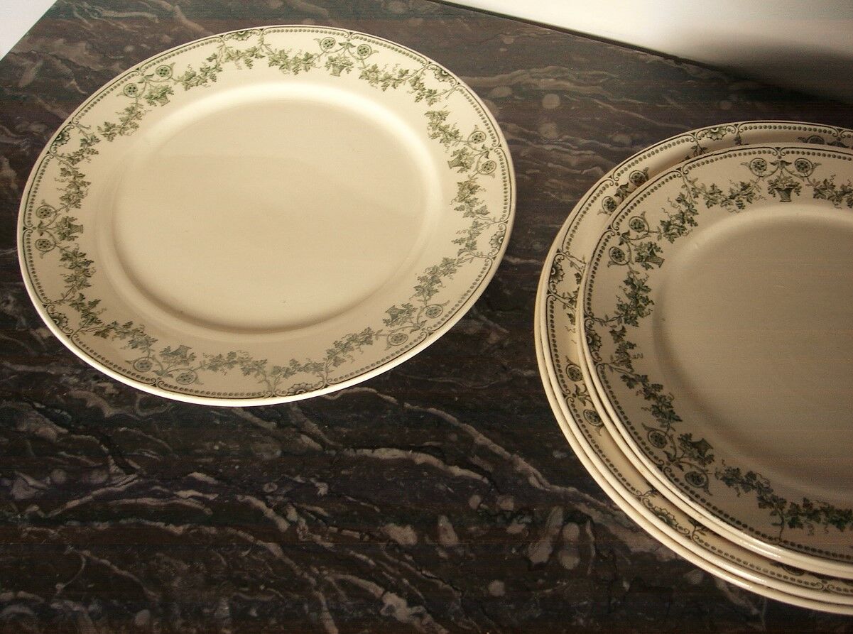 Set dish badonviller collection champagne green