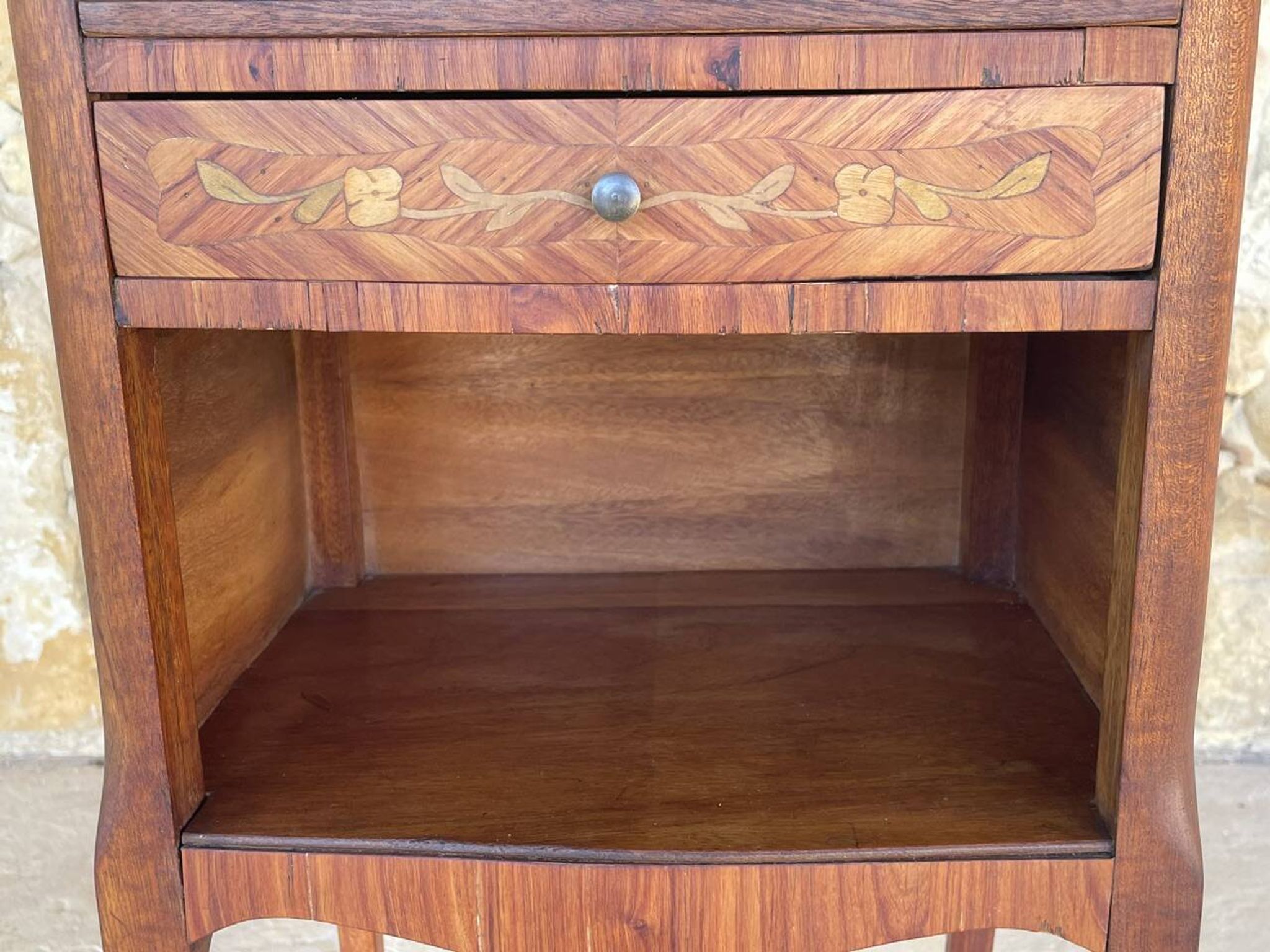 Paire de chevets , Style Louis XV en Palissandre