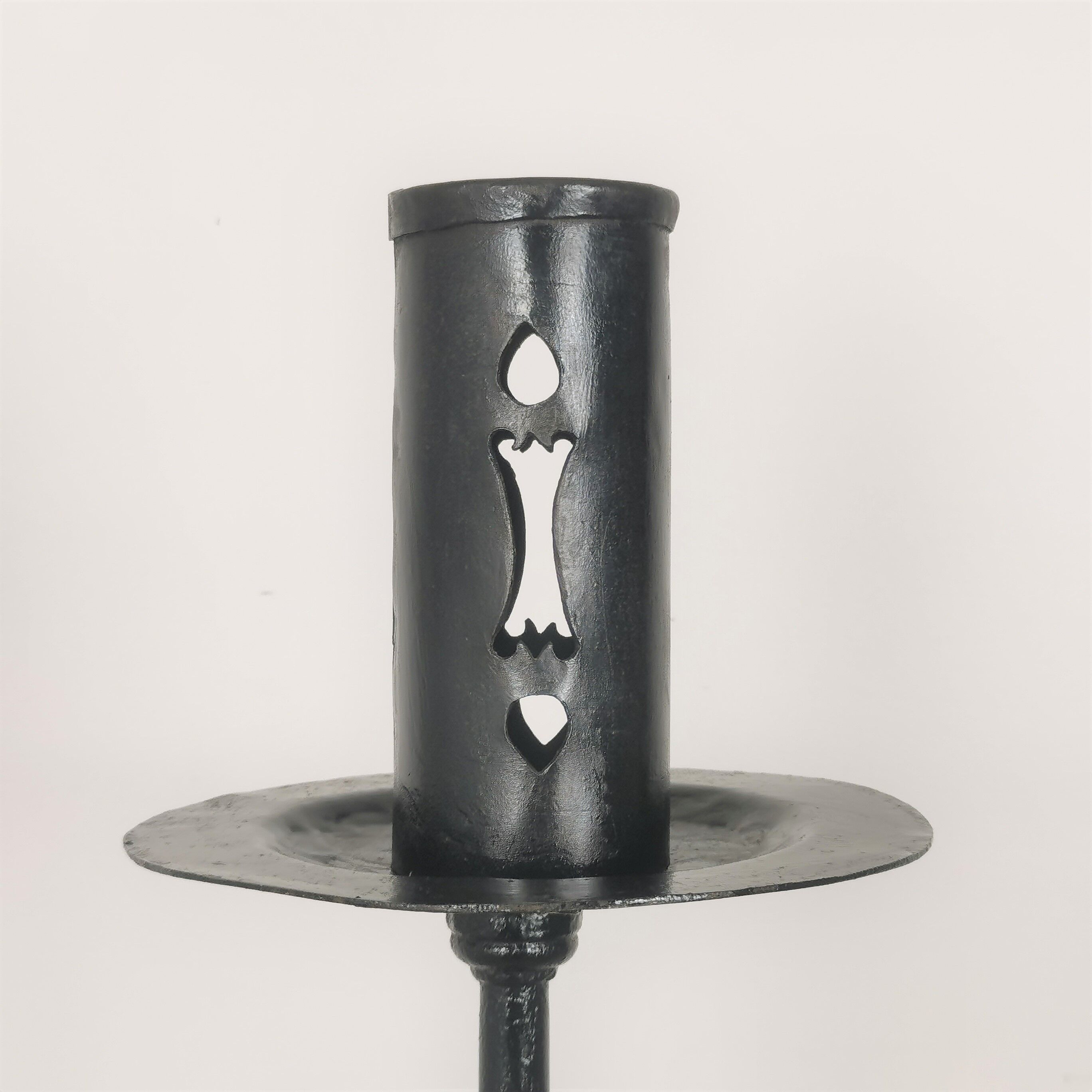 Wrought iron candle holder 139cm