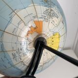 Vintage 1960 Girard Barrère terrestrial globe - 33cm