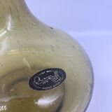 Bubble glass vase