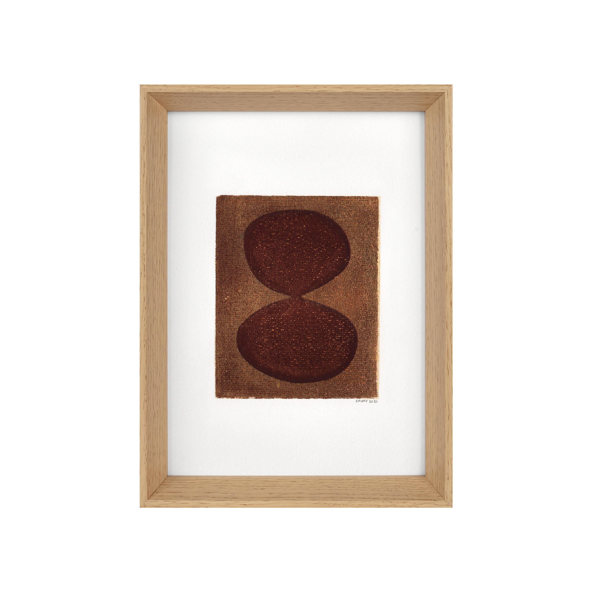 Painting on paper abstract illustration without frame M204