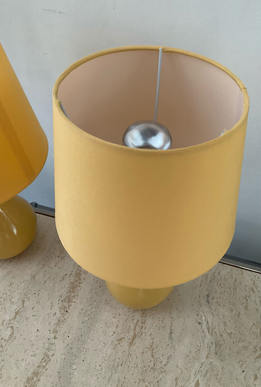 Pair of vintage ceramic lamps