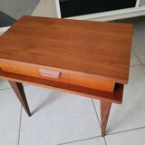 Scandinavian style teak bedside table from the late 60s