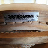 Chair rare Monoblock 1950 caning