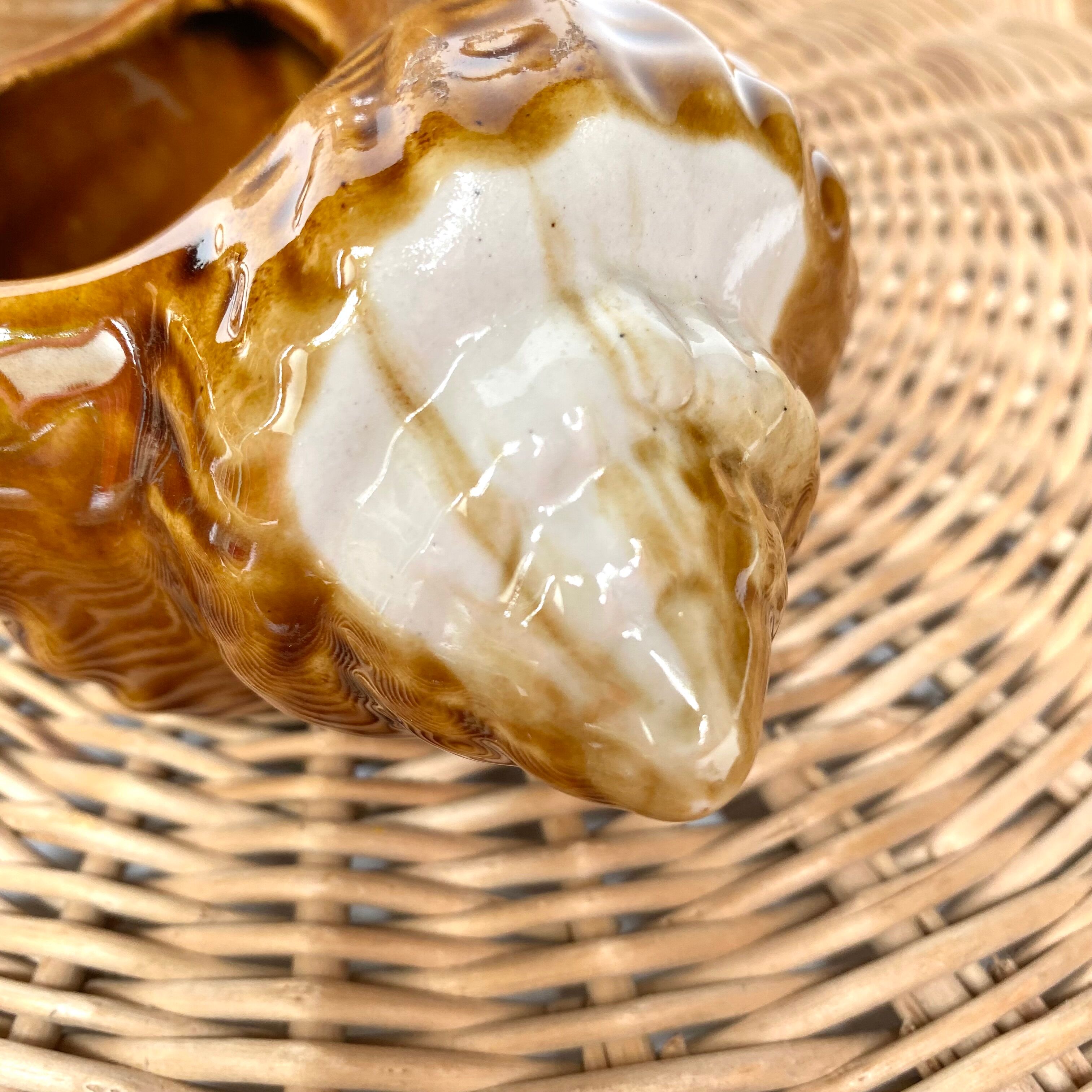 Vintage shell ashtray