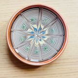 Romanian handicraft ceramic plate