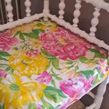 Fabric and wood corner armchair, comfort, relax, 1920s