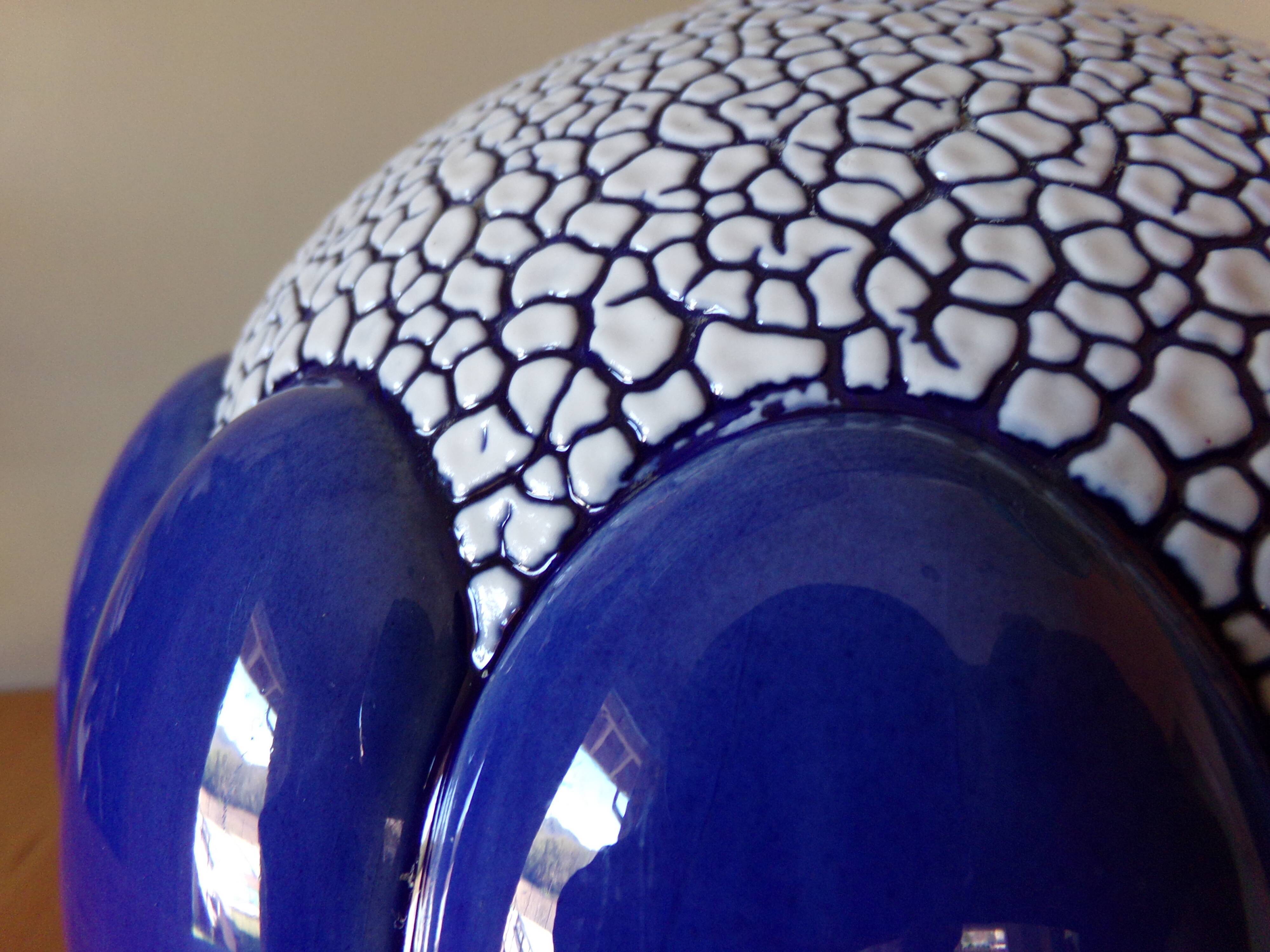 Vase ball Saint Clement 1930s