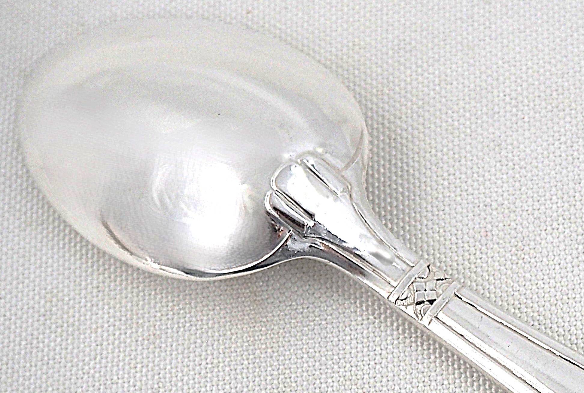 12 dessert spoons Grand Prix model silver-plated 18 cm excellent condition