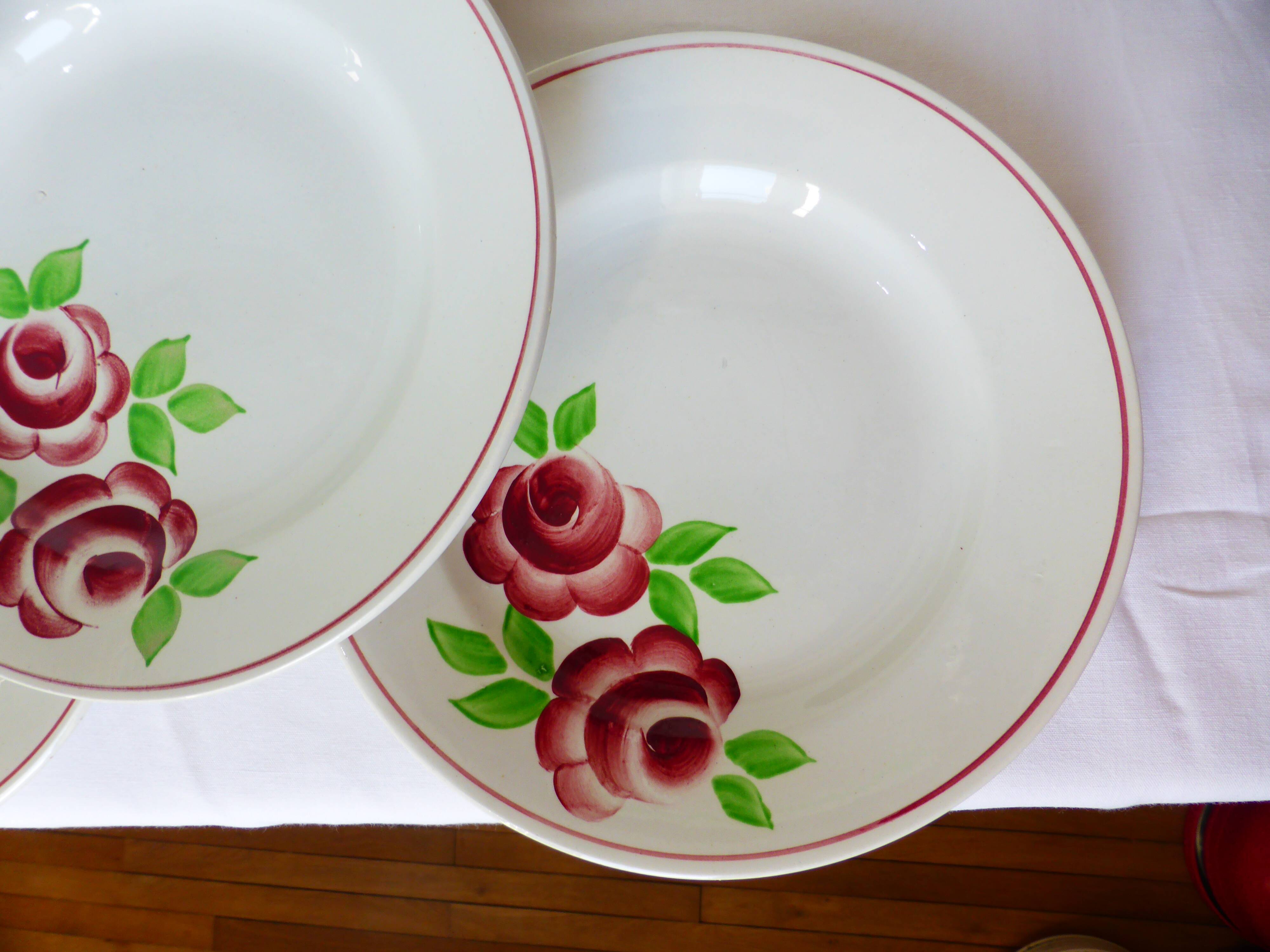 4 flat plates model Rose Mai