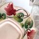 Large earthenware hollow dish KG Saint Clément France 36 cm