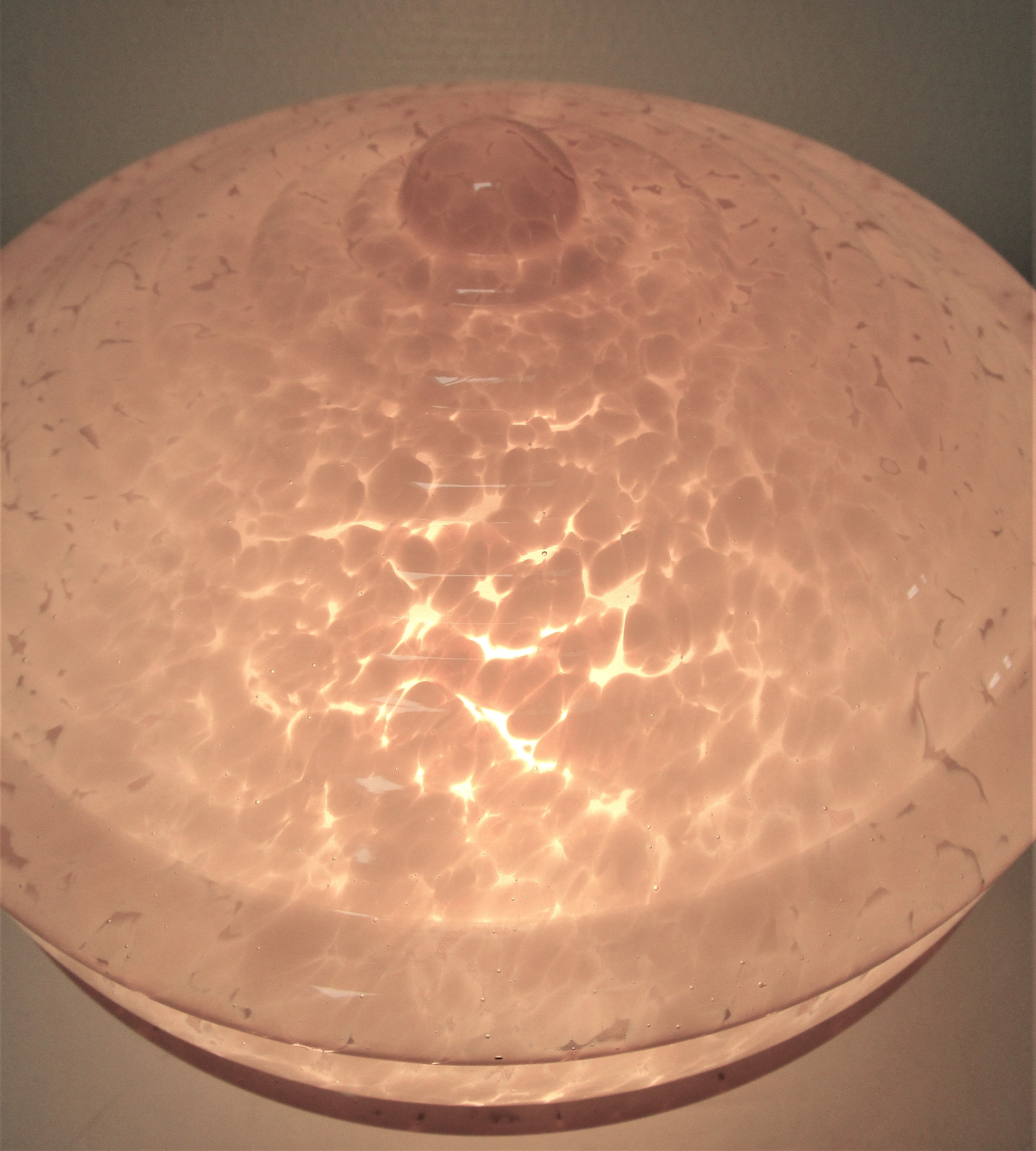 Art Deco glass ceiling lamp 20/30 years