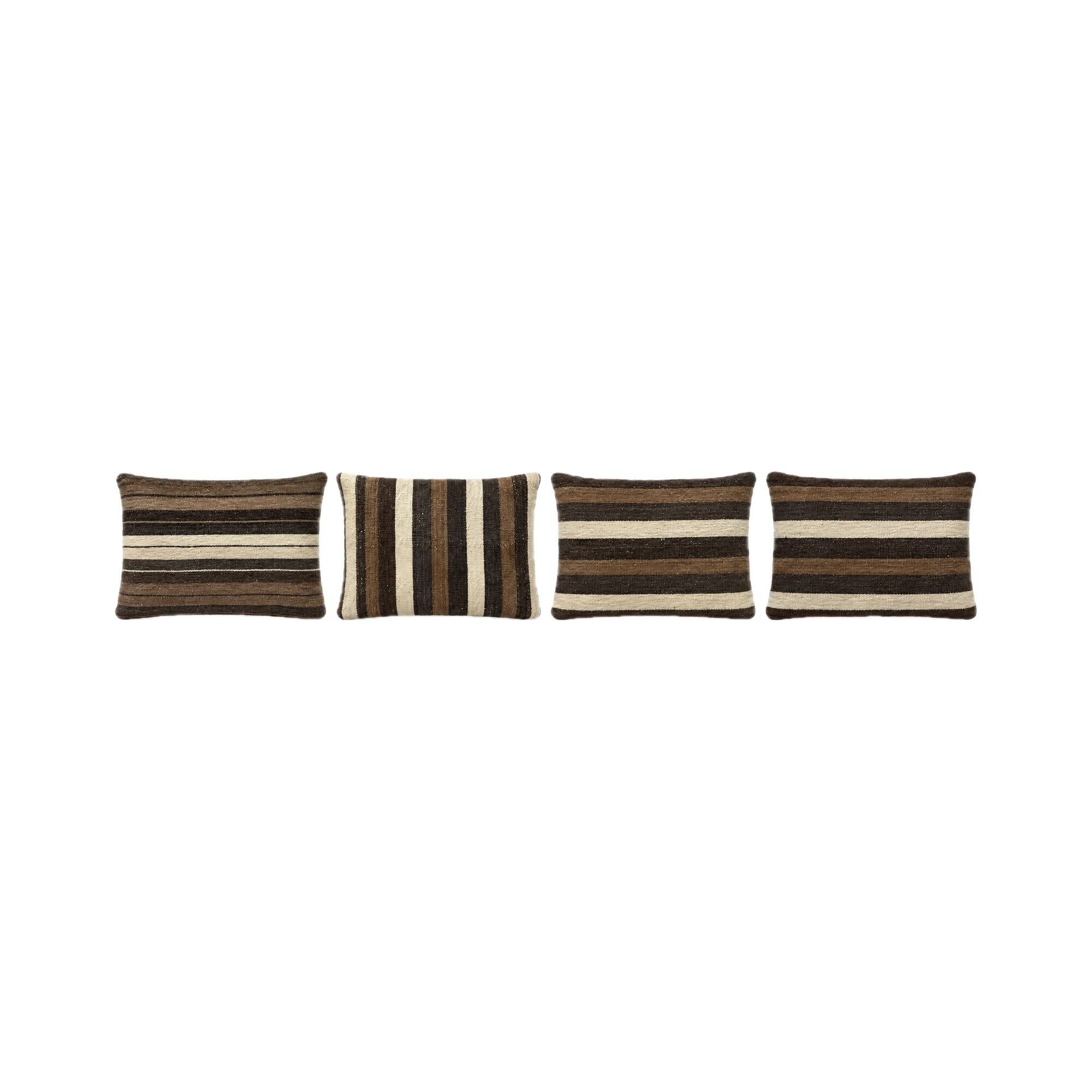 Set of 4 vintage kilim cushion covers 40x60 cm
