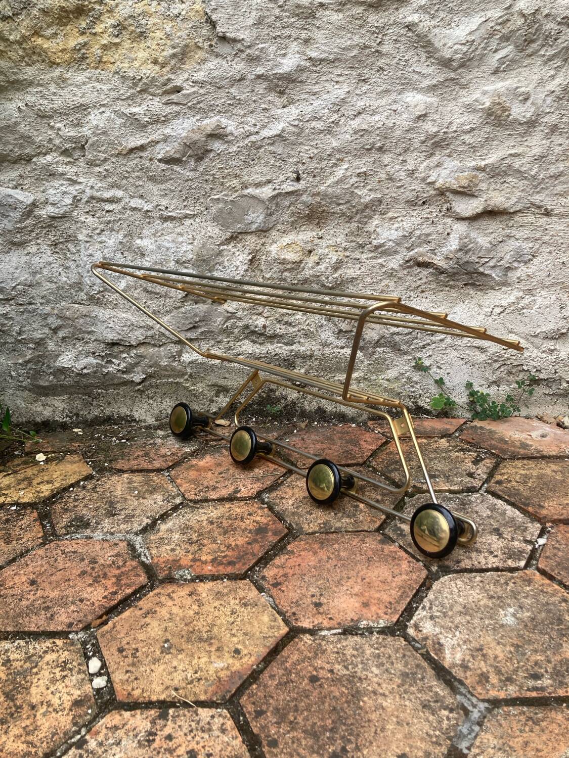 Vintage wall-mounted coat rack