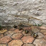 Vintage wall-mounted coat rack