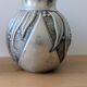 Pair of irman vases in aliometal, french design, 1950