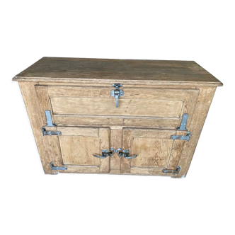 Craft furniture Fridge cooler oak bar from the 30s