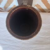 Large cylindrical cork vase