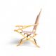 Foldable deck chair / 1950s