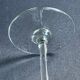 6 wine glasses light blown crystal
