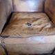 Fauteuil club cuir années 50