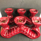 Pair of ceramic candle holders year 50