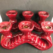 Pair of ceramic candle holders year 50