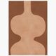 2 impressions d'art abstrait. Format (50x70cm)