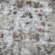 Turkish vintage large living room rug 313x188cm