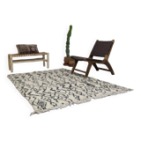 Moroccan Berber wool rug 222 x 142 cm