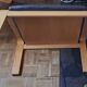Ikea leather footstool pouf 2000s france scandinavian style knisa model color