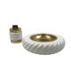 Tommaso Barbi, Smoking set white ashtray and table lighter, B Ceramiche, ca. 1970