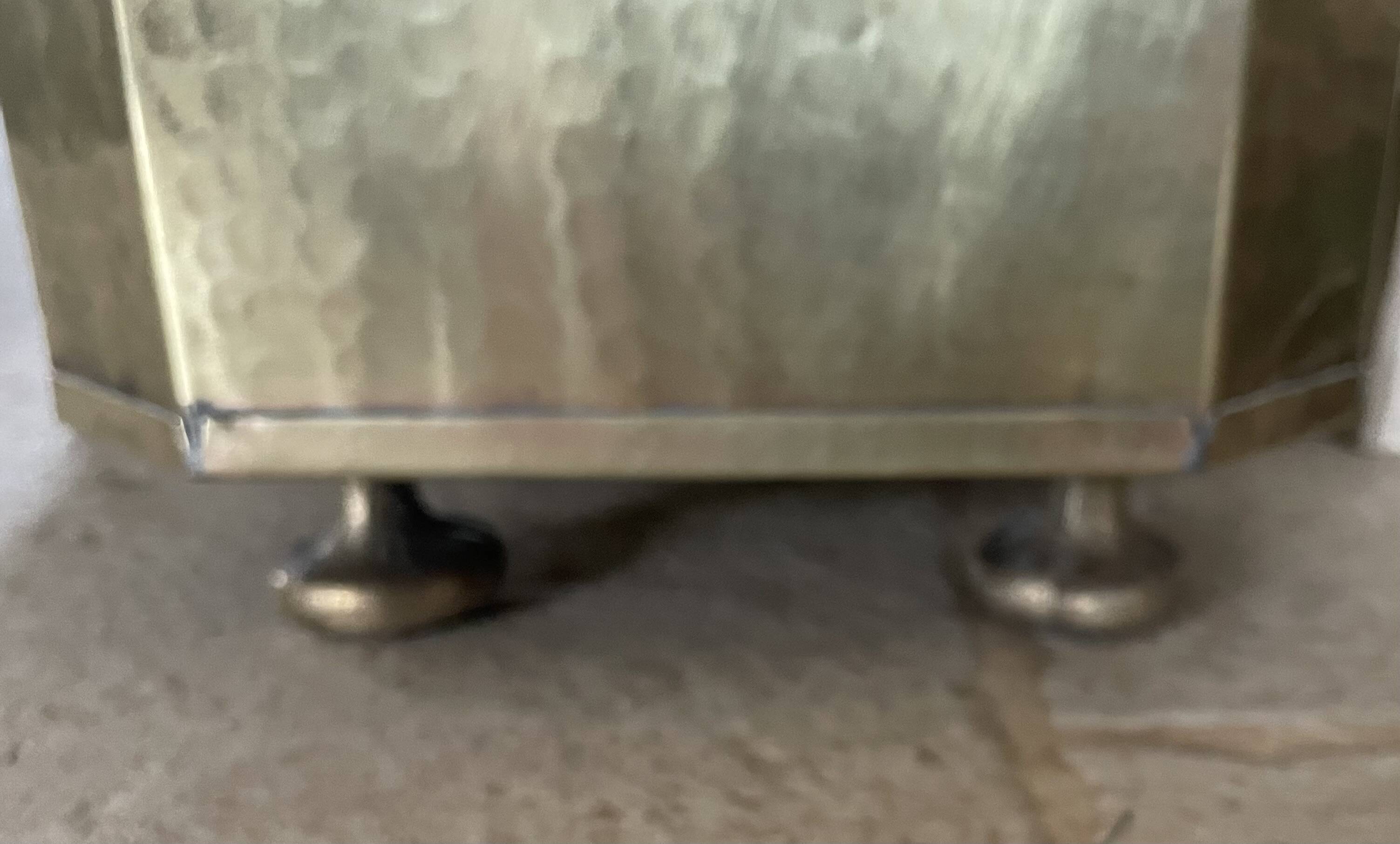 Vintage brass Italian umbrella stand