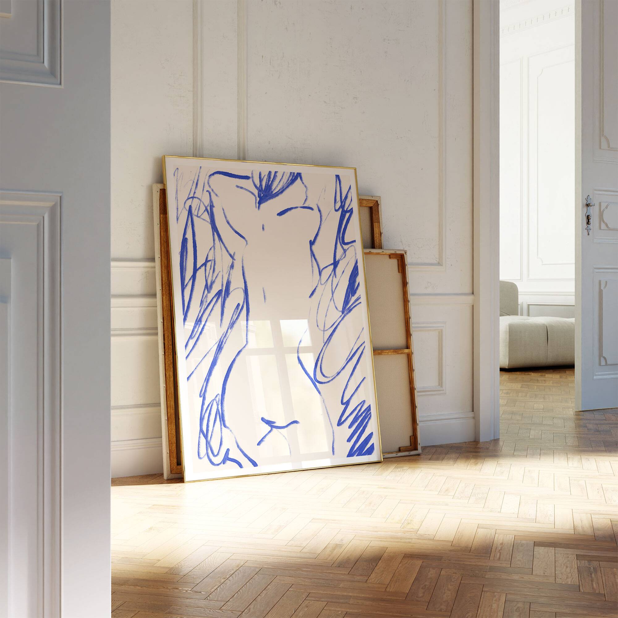 Female figure giclee print, 50x70cm