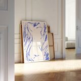 Female figure giclee print, 50x70cm