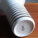 White and gold porcelain vase from the 60s / Schumann Arzberg Bavaria