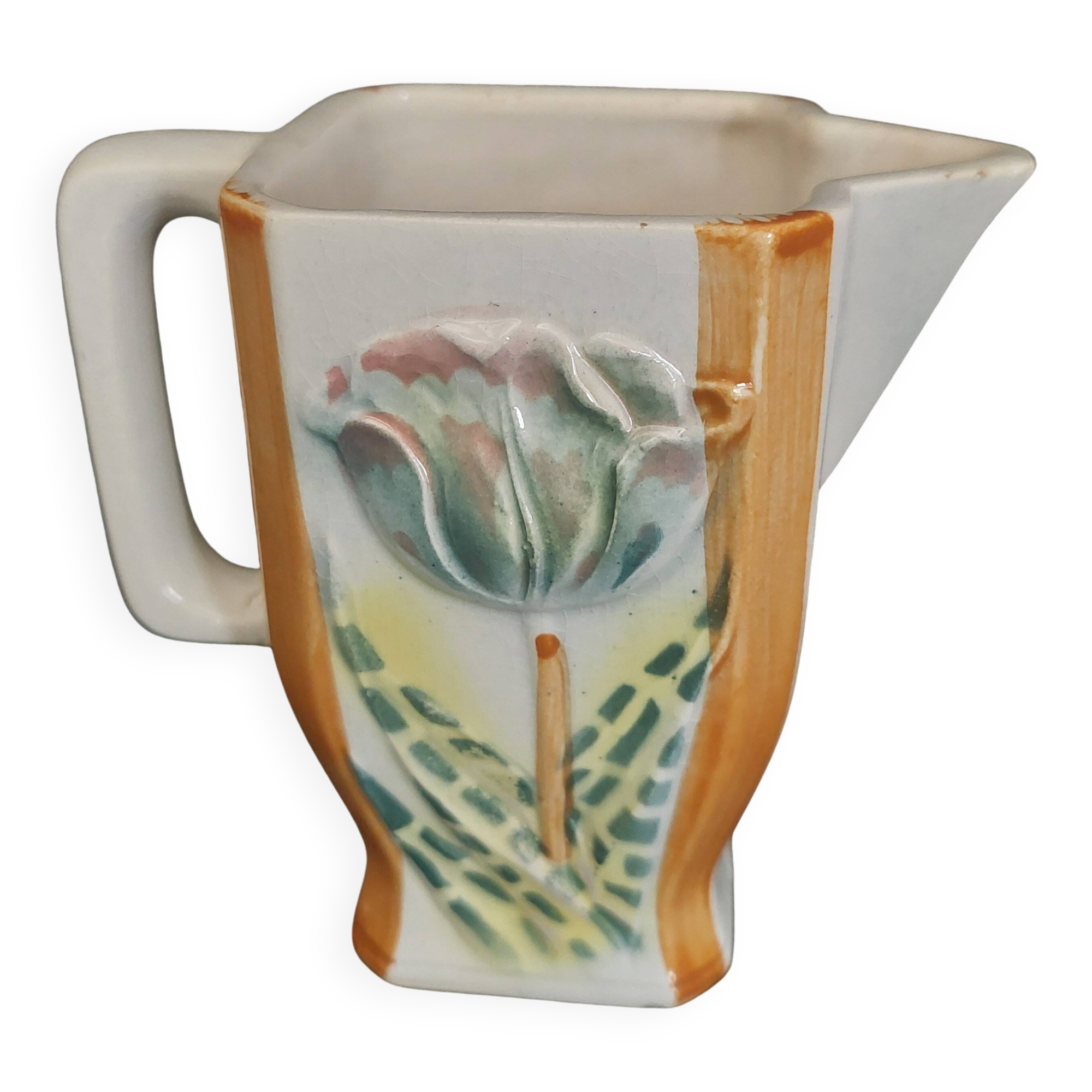 Cream pot in slip from the early 20th century