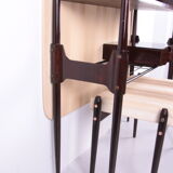Ico Parisi Wall unit with mirror and stool 1950 Italy