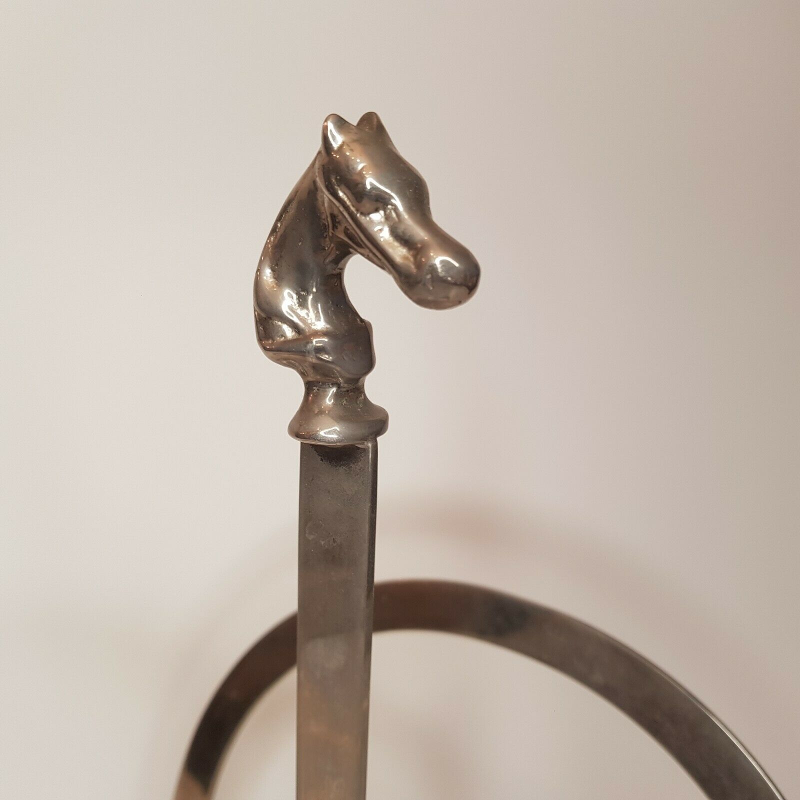 Door reviews horse head design 60s - 70s in steel attributed to Hermes
