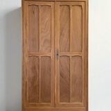 Parisian-style pine wardrobe, renovated