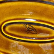 Plat de service émaillé brun, Longchamp