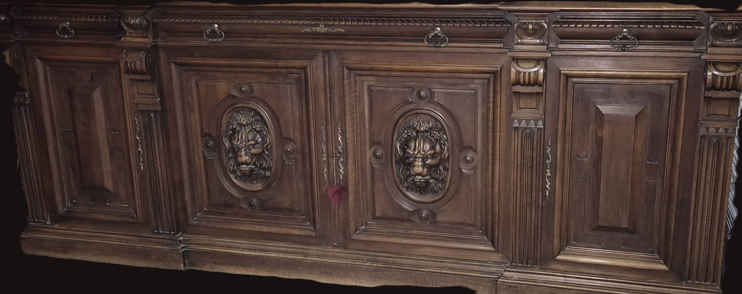 Renaissance sideboard Henry II style