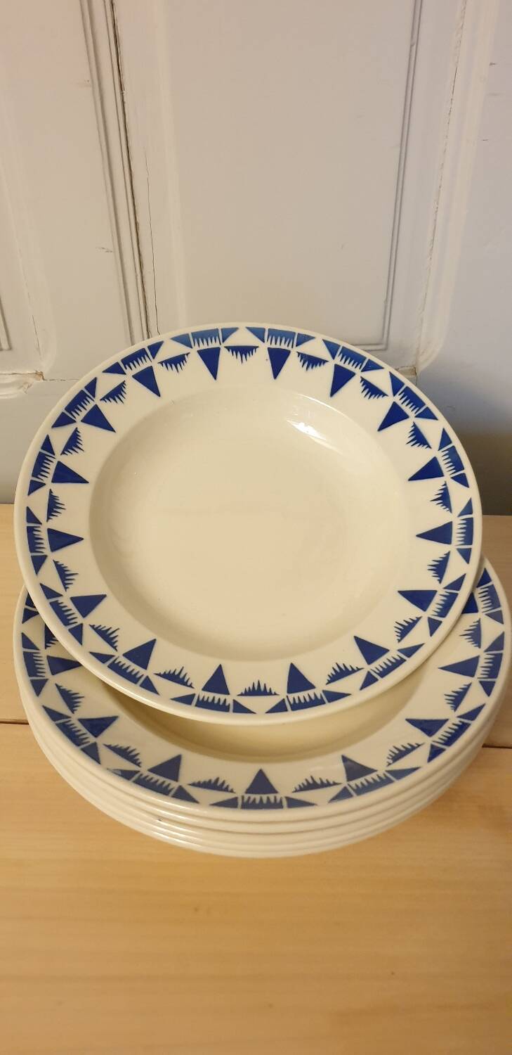 Six Gaston de Badonviller plates