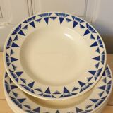 Six assiettes Gaston de Badonviller